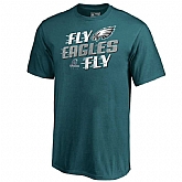 Men's Eagles Green 2018 NFL Playoffs Fly Eagles Fly T-Shirt,baseball caps,new era cap wholesale,wholesale hats